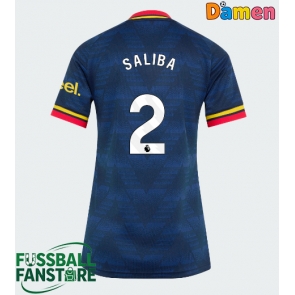 Arsenal William Saliba #2 Replik Auswärtstrikot Damen 2026-27 Kurzarm